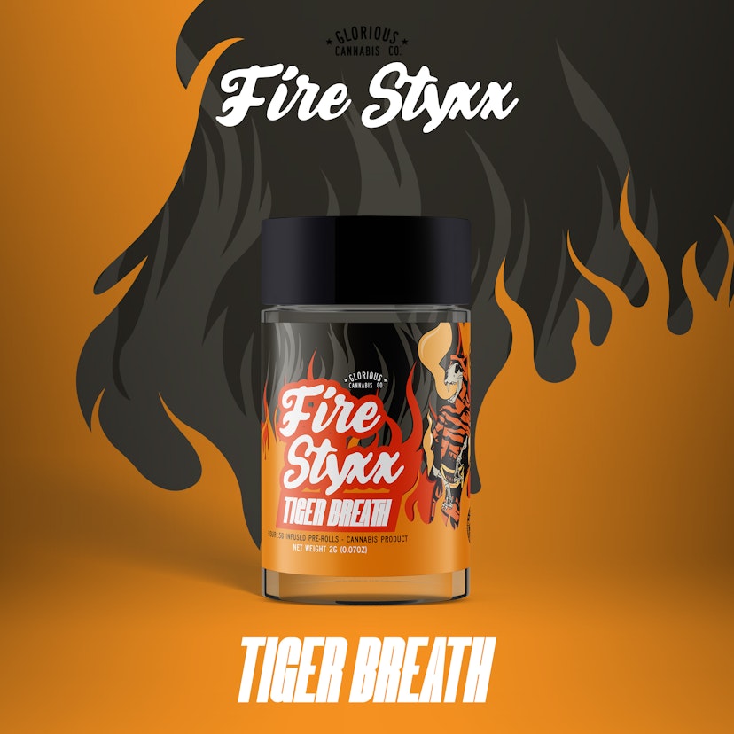 Fire Styxx Infused Pre-Roll 4pk | Tiger Breath