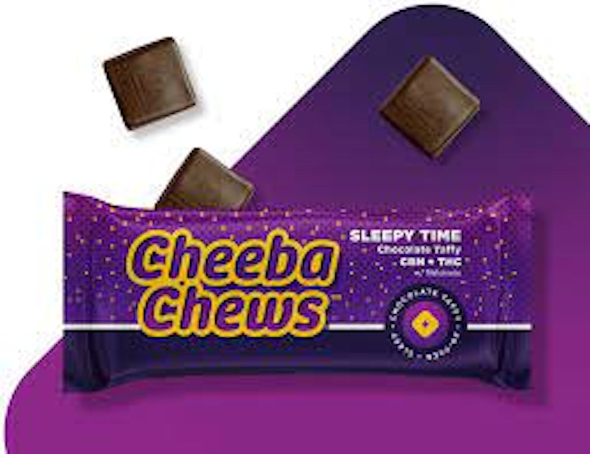 Photo of Cheeba Chews 2:1 Sleepy Time Chocolate Taffy 100mg (THC:CBN) / Melatonin