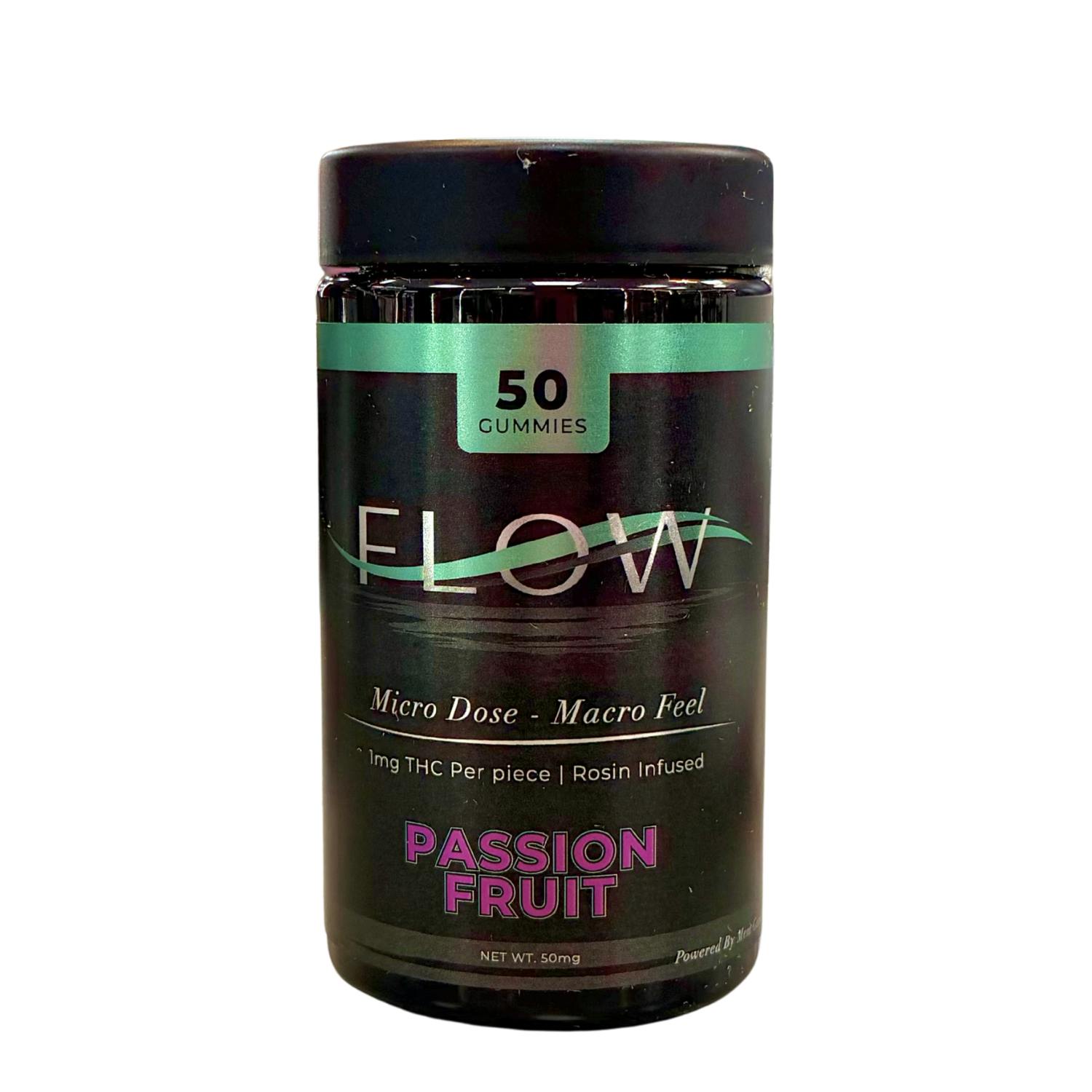 Flow - Rosin Gummies - (50mg) - **PASSIONFRUIT** (2/$48)