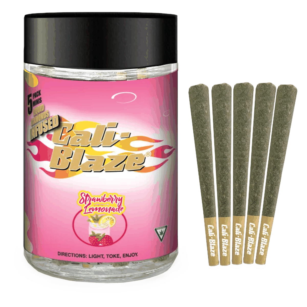 Strawberry Lemonade Liquid Diamond Pre-Roll 5-Pack | 3.5g