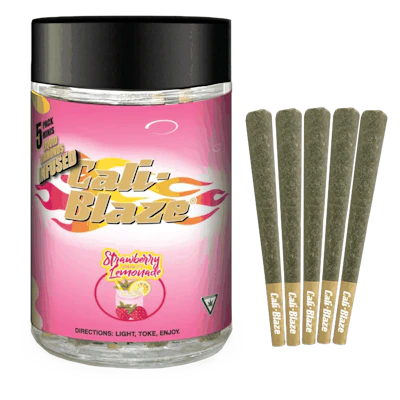 Strawberry Lemonade Liquid Diamond Pre-Roll 5-Pack | 3.5g - PRE_ROLLS by Cali-Blaze at King of Budz