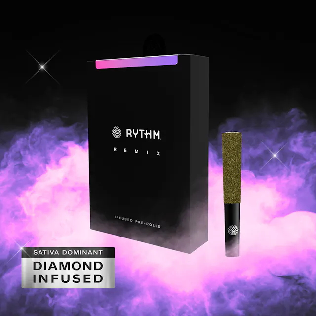 Rythm Infused Pre-Roll Pack Durban Poison 5pk/2.5g (sativa, infused pre roll packs)