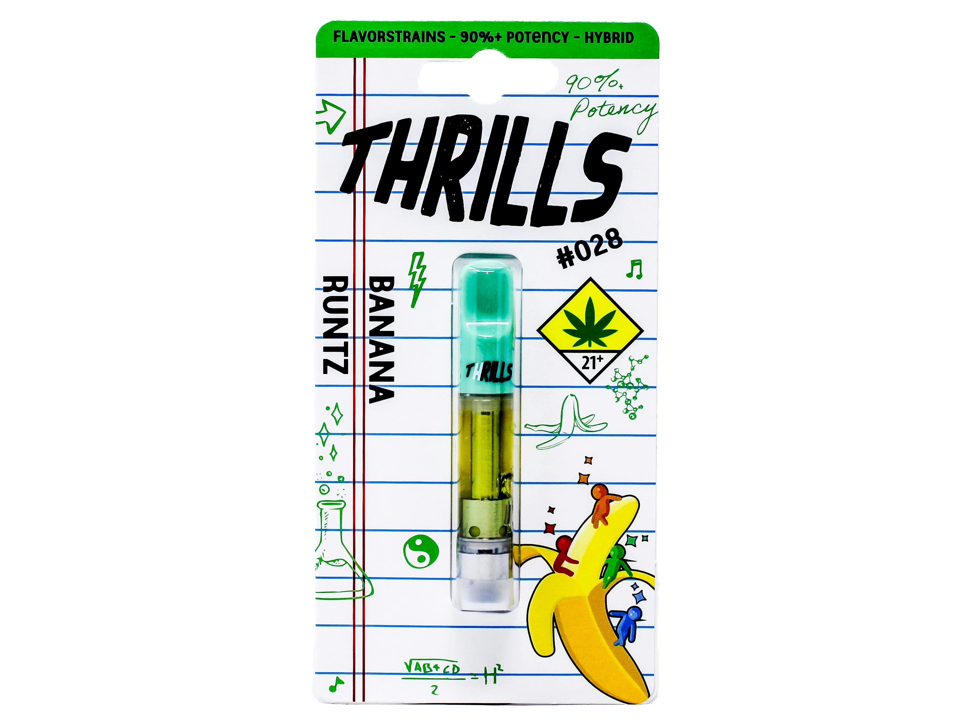 Banana Runtz - FlavorStrains - Cartridge - 1g | Cannabis and Glass