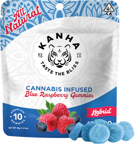 Blue Raspberry Gummies 10-pack-active
