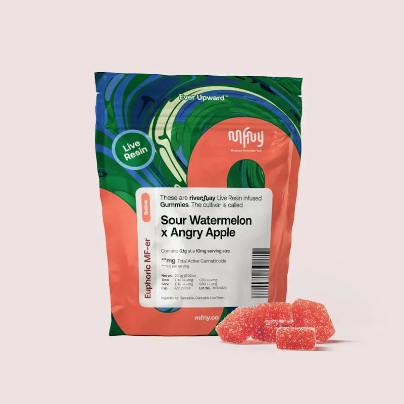 MFNY | Sour Watermelon x Angry Apple | Live Resin | 100mg | 10ct