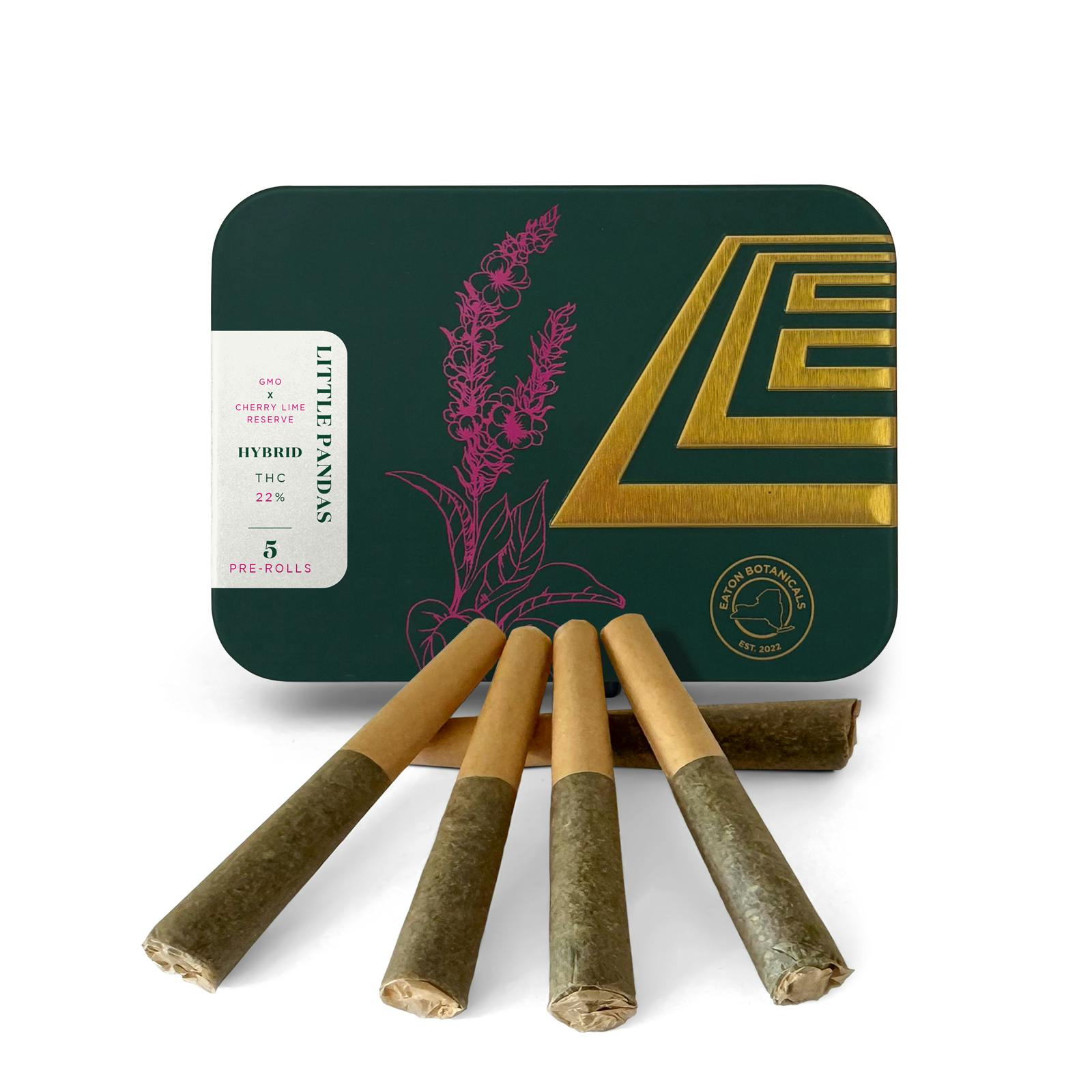 Little Pandas | Gmo X Chery Lime |  5pk