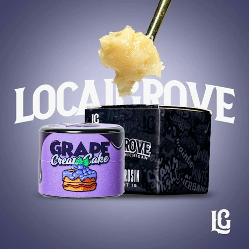Local Grove - 1g Live Rosin - Grape Cream Cake