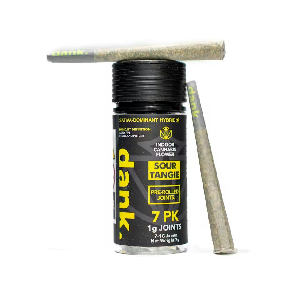 Dank - 7 Pack 1g Prerolls - Sour Tangie
