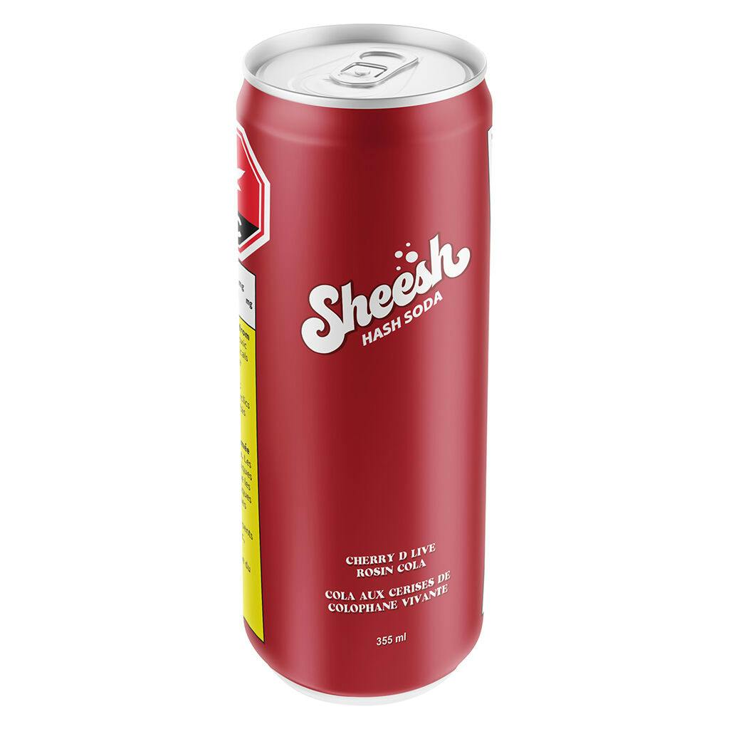 Sheesh hash sodas - cherry d live rosin cola - 355ml