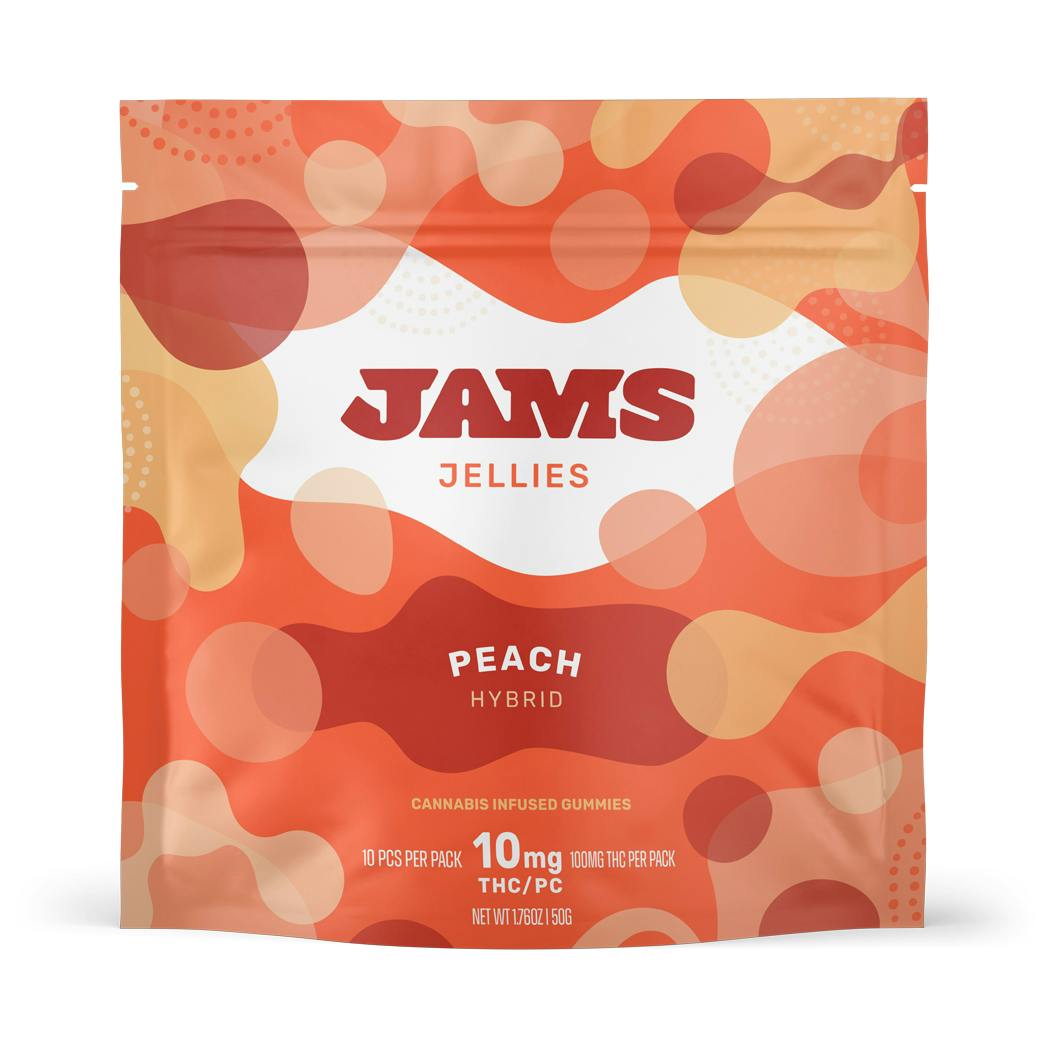 Peach Gummies 50mg (5-Pack | 10mg Each) | Curaleaf