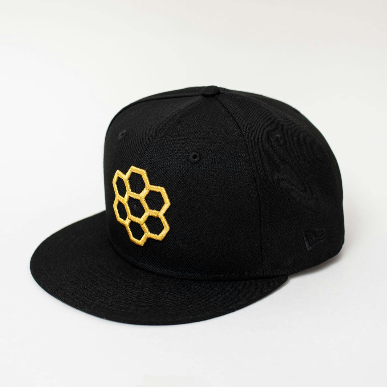 Hunny Pot - Large Gold Icon Black New Era Hat - M/L  The Hunny Pot Cannabis  Co. (202 Queen St W, Toronto)