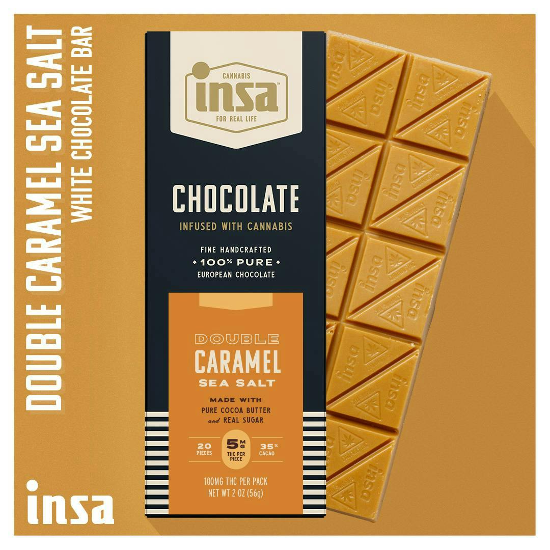 Product Double Caramel Sea Salt Bar | Edibles | 100mg