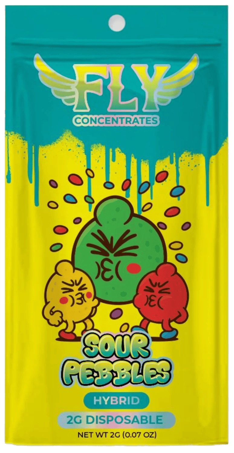 FLY FLY | SOUR PEBBLES | DISPOSABLE HYBRID — VAPORIZERS
