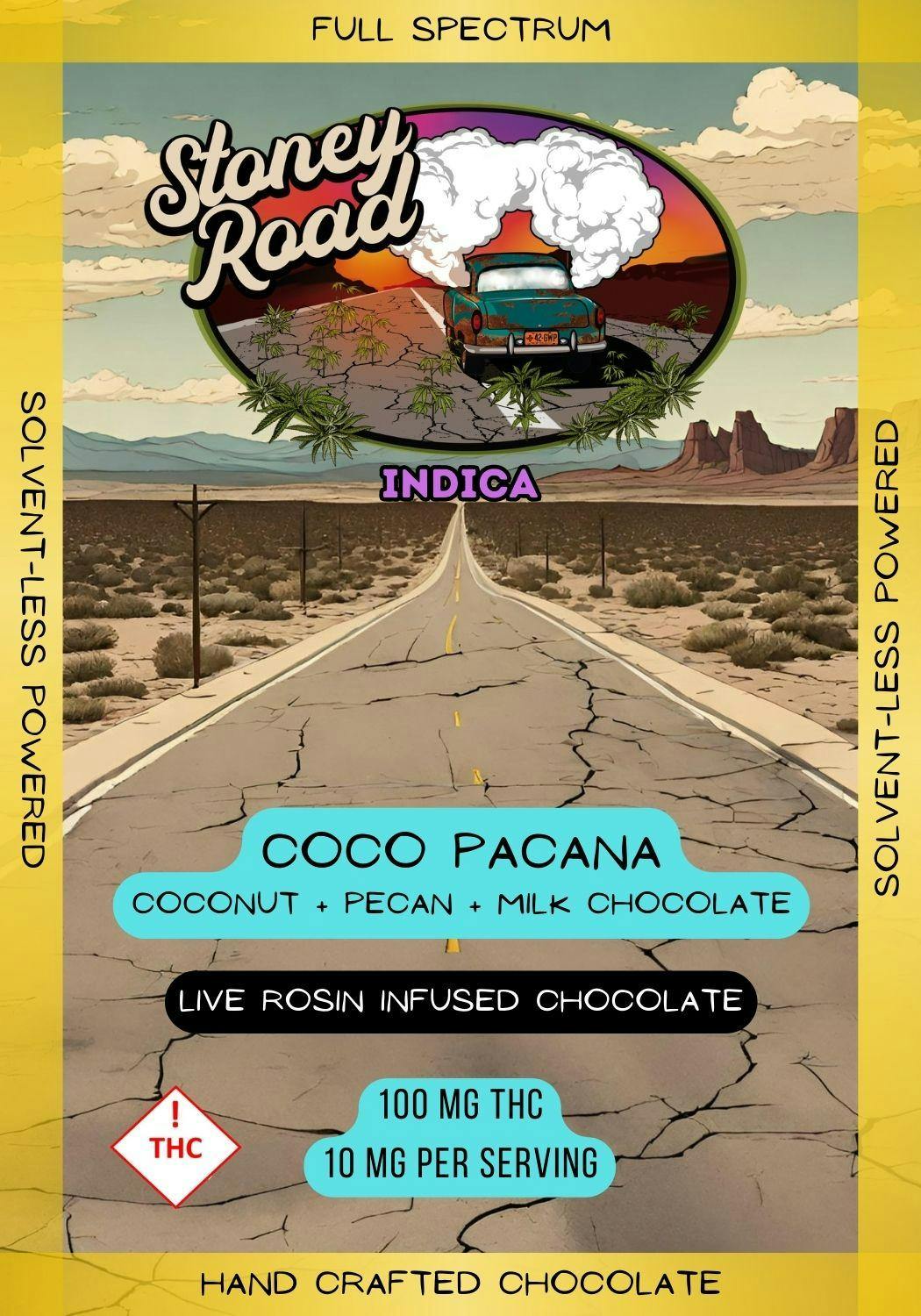 Stoney Road | 100mg Coco Pacana Chocolate Bar