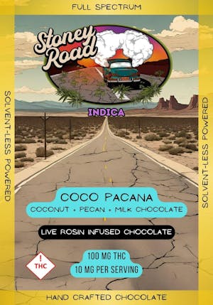 Stoney Road | 100mg Coco Pacana Chocolate Bar