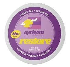 Photo of Ayrloom | Restore 1:1 Topical | 1000MG THC : 1000MG CBD