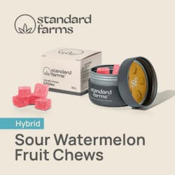 Sour Watermelon Fruit Chew - 20mg/200mg Total (10pk)