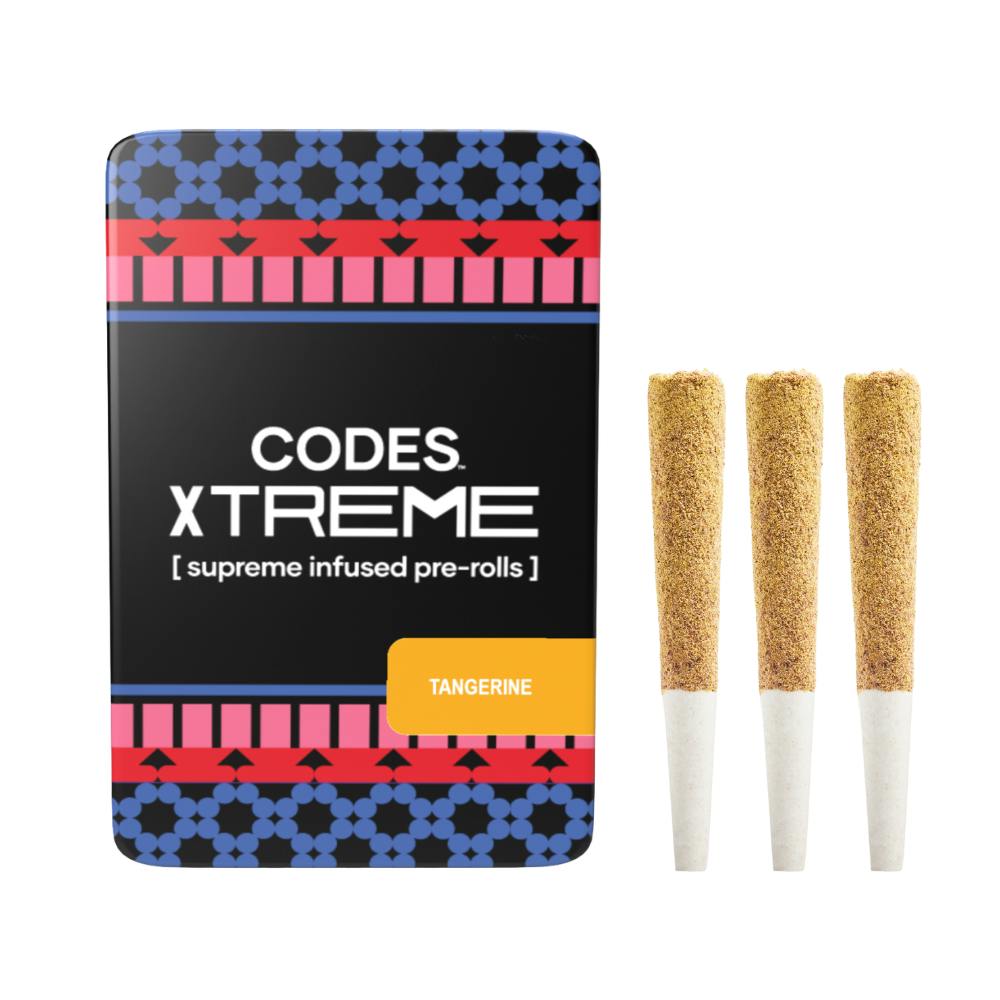 Codes: Infused Pre-Roll Pack | Tangerine x Marmalade | Xtreme J's