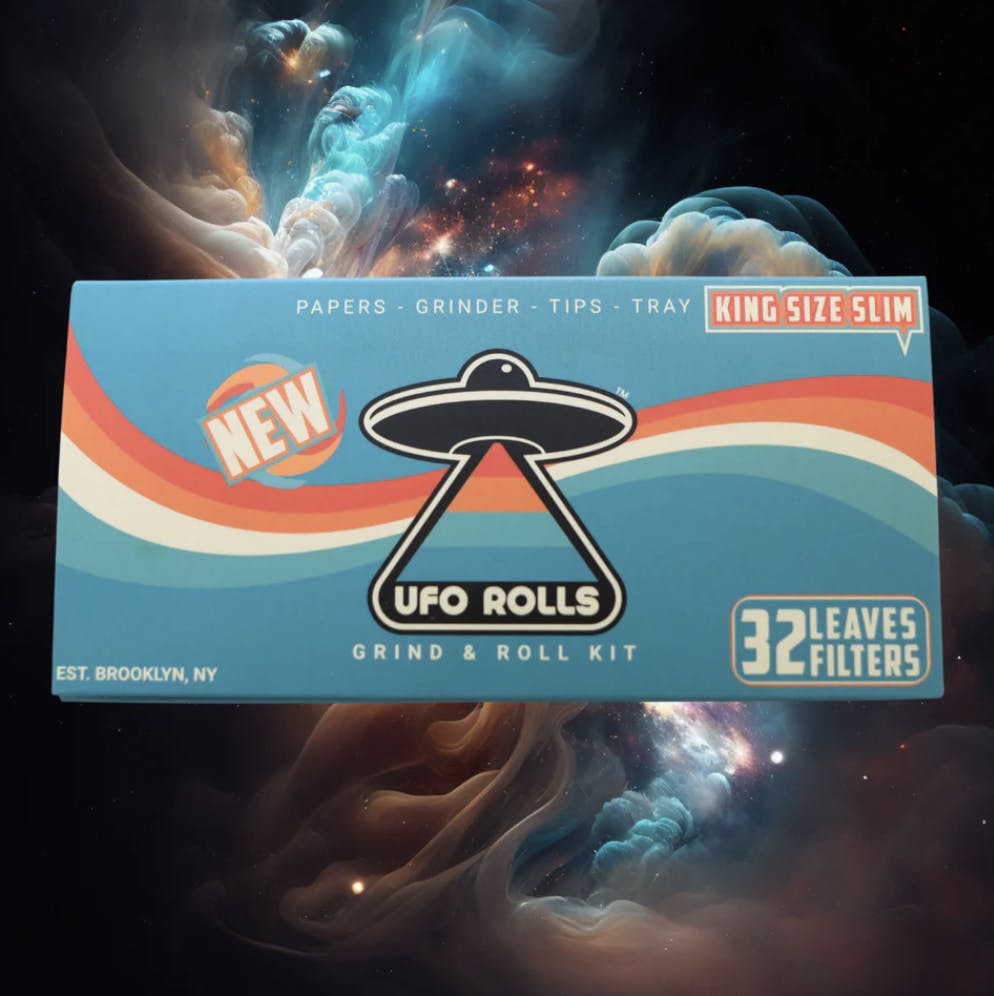 UFO Rolls- 6 Packs of Pre-Rolled Cones (King Size, Unbleached)