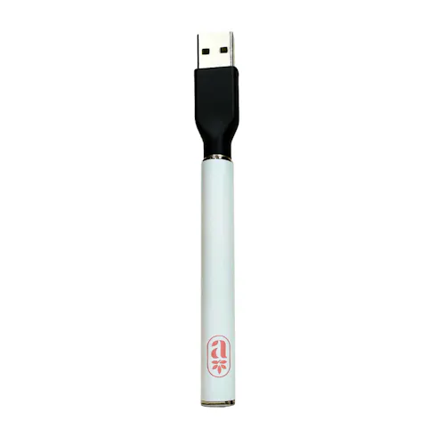 Alta | 510 Vape Pen Battery | White with Logo-active