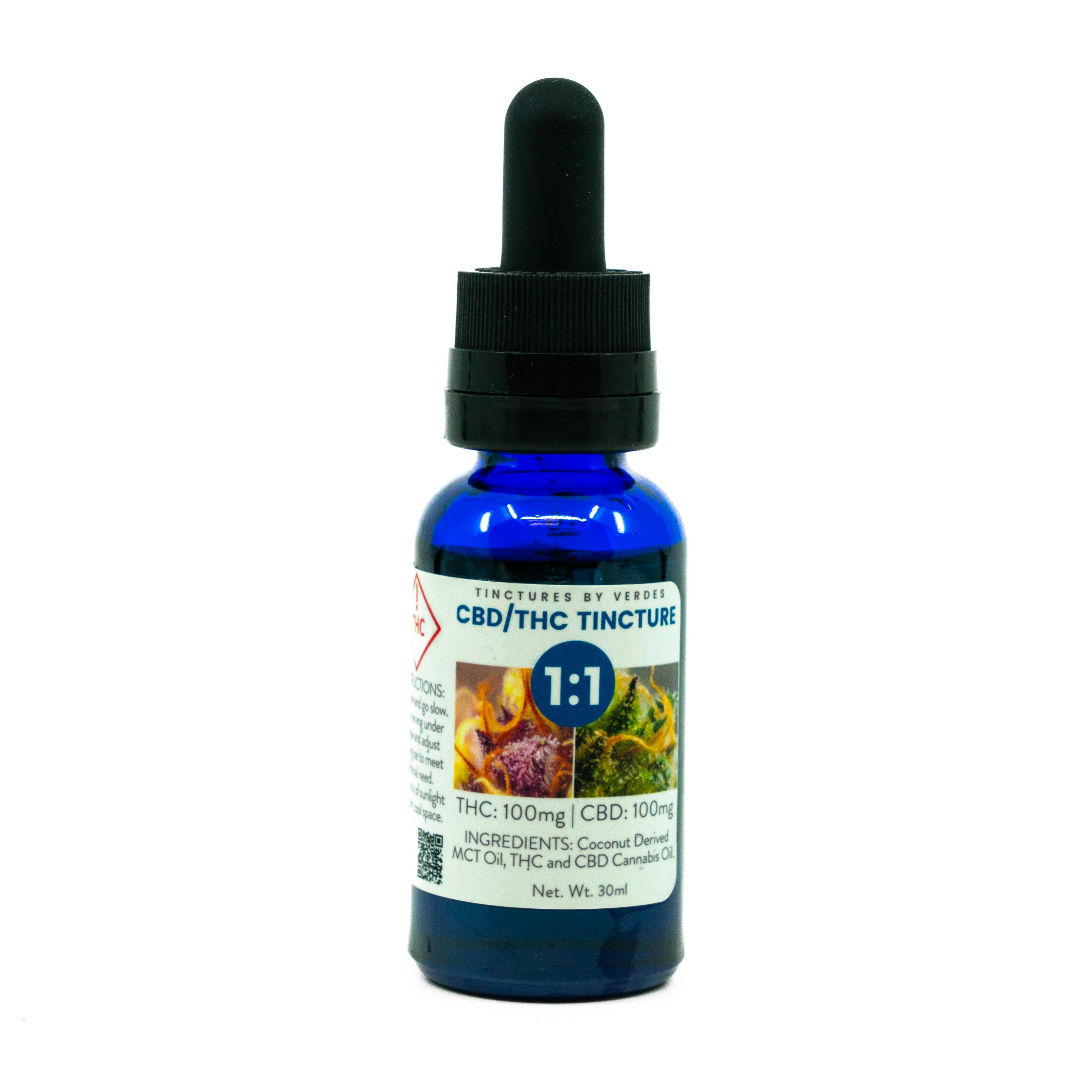 Verdes | 30ml Tincture | CBD/THC 20:1 300mg