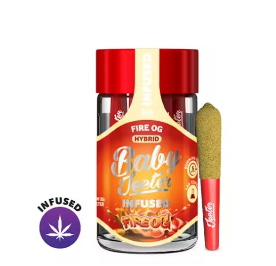 Jeeter | Apple Fritter | Infused Baby Pre-rolls | 0.5g x 5 (2.5g) | Hybrid