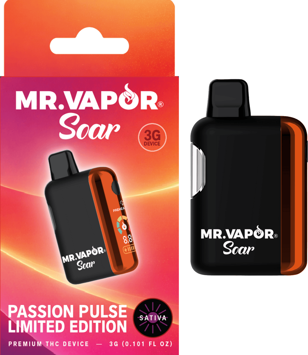 Mr. Vapor - Disposable Vape - - Sativa - **PASSION PULSE** (2/$50)