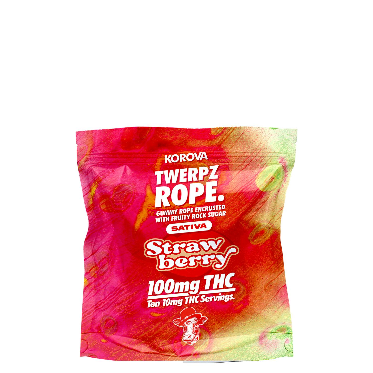 Korova 100mg - Strawberry Twerpz Rope