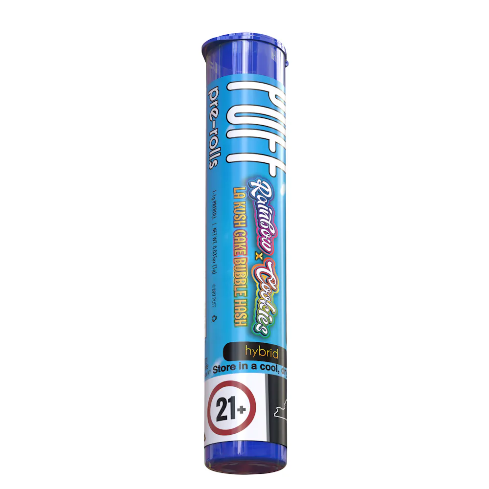 Product Puff - Rainbow Cookies x LA Kush Cake - 1g - Hash Infused Preroll