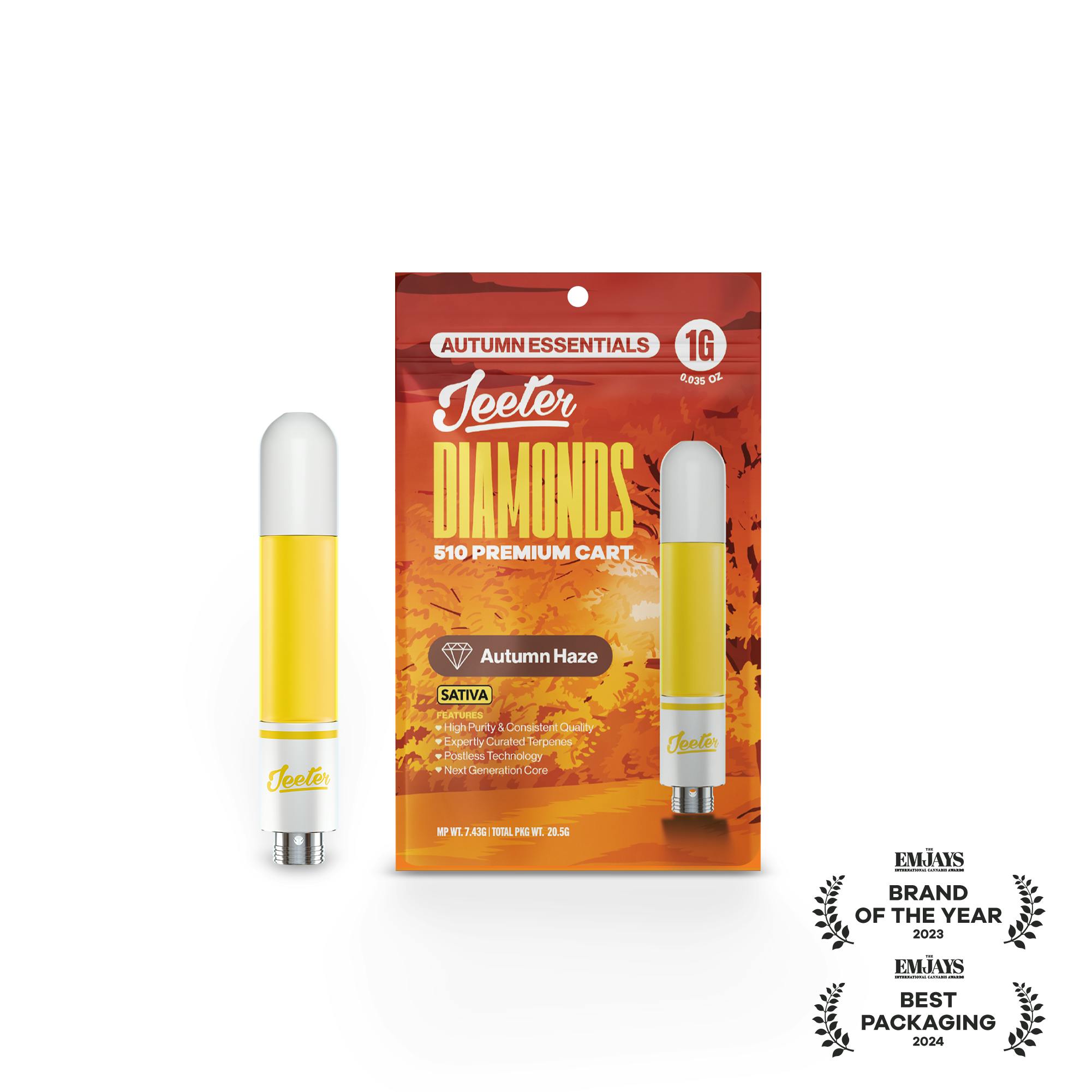 Jeeter Autumn Haze Liquid Diamonds Cartridge