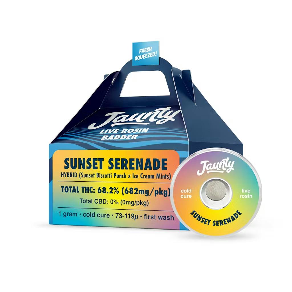 Jaunty | Sunset Serenade | Live Rosin Cold Cure | 1g
