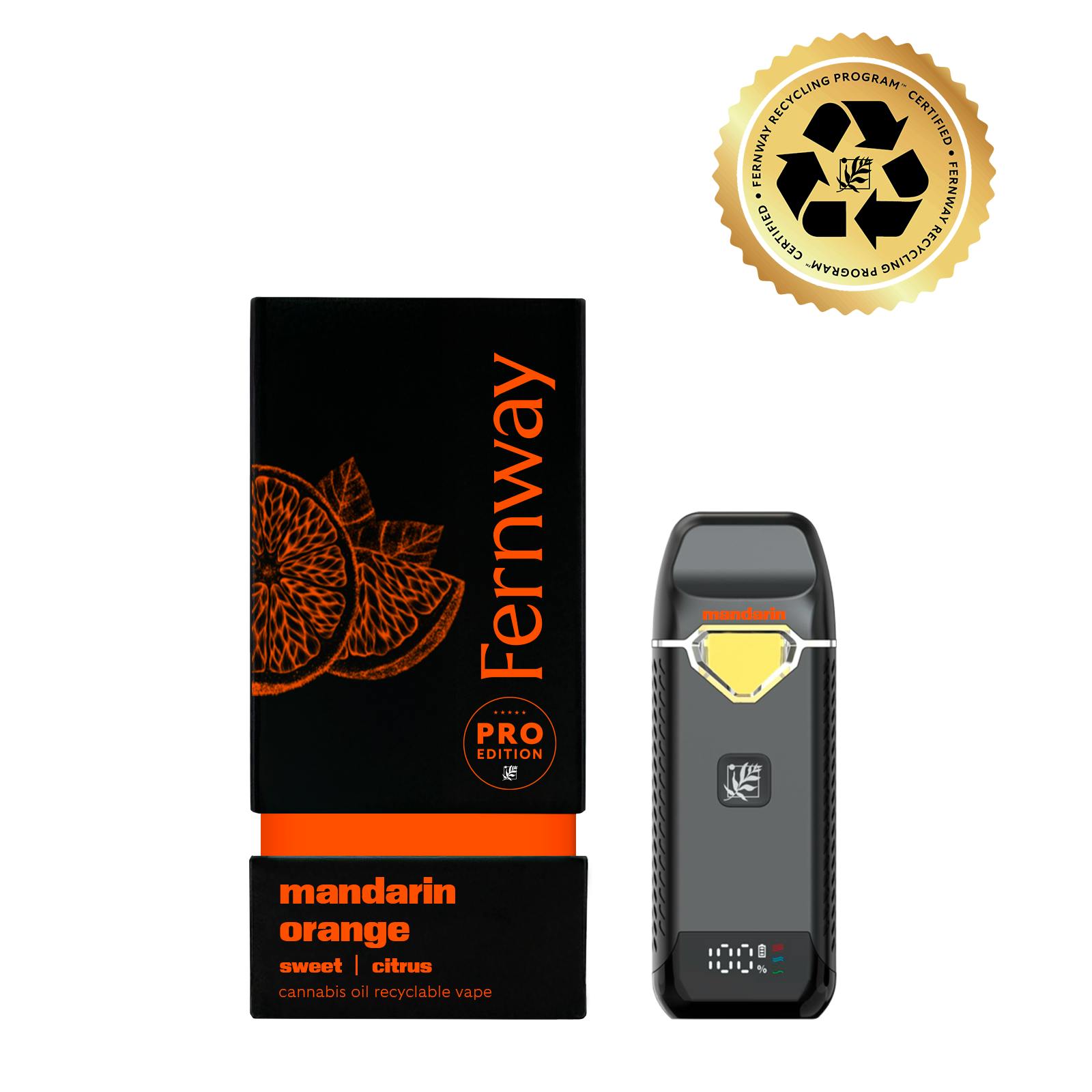 Fernway Vape Traveler Pro Mandarin Orange