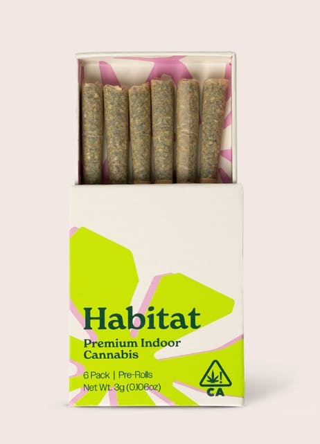 Habitat Prerolls 6 Pack Space Lemonade