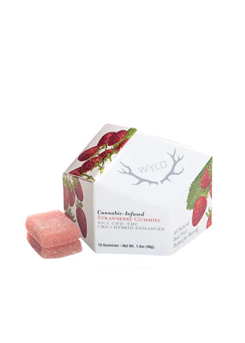 WYLD | Strawberry | Hybrid | Edible | 10pk-1