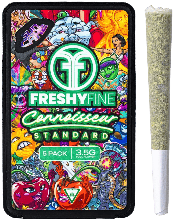 Freshy Fine - 5-Pack .7g Prerolls - Strawberry cough