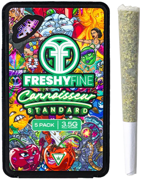 Freshy Fine - 5-Pack .7g Prerolls - Sun Cake