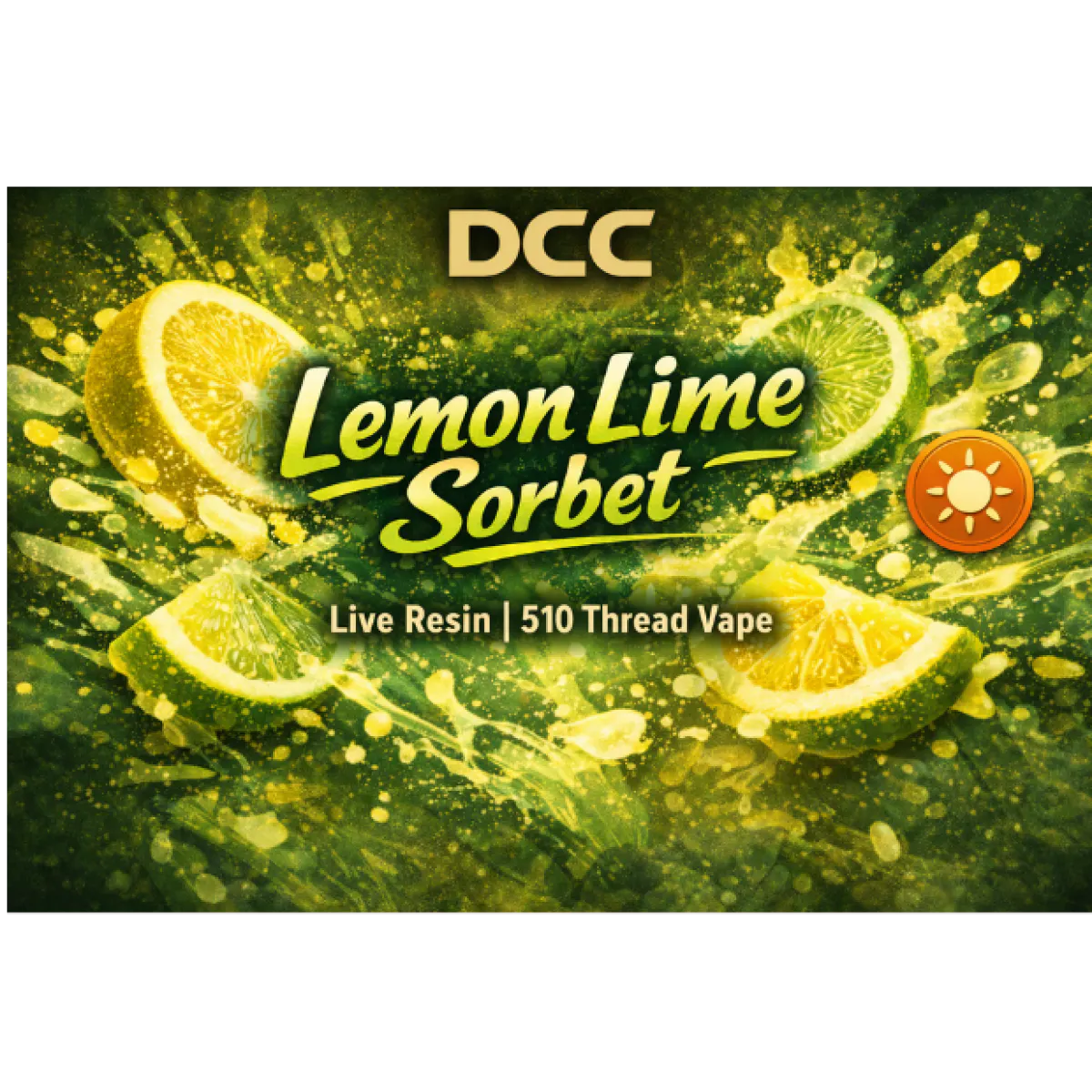 DCC Lemon Lime Sorbet Live Resin Cart 1g 1g Vaporizers | DCC Flower