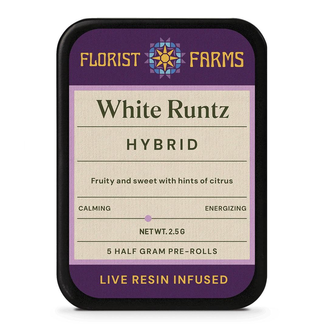Florist Farms | White Runtz | Live Resin | 5pk | 2.5g