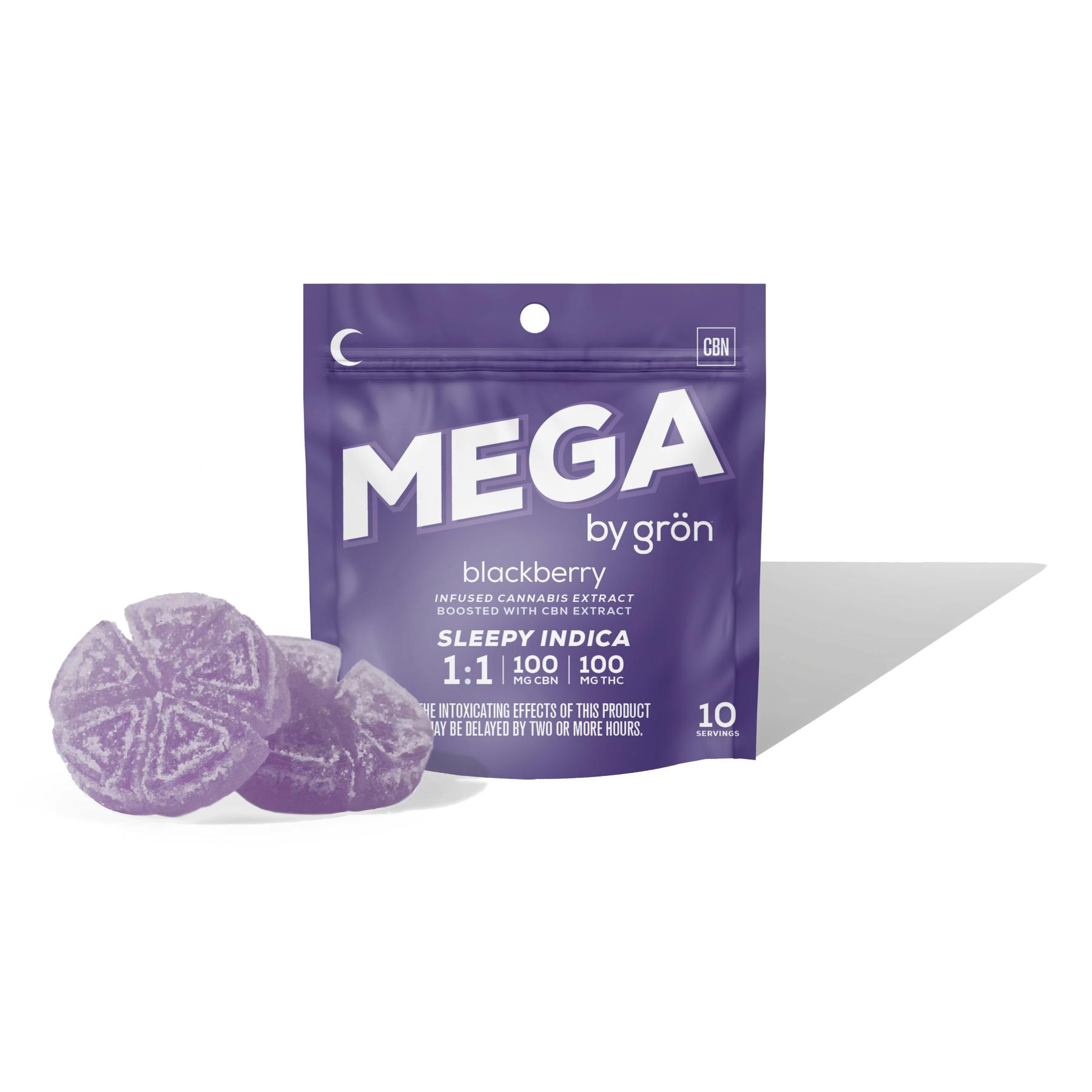 1:1 Blackberry Mega Discs - CBN/THC