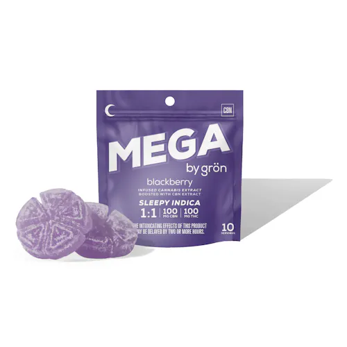 1:1 Blackberry Mega Discs – CBN/THC-active