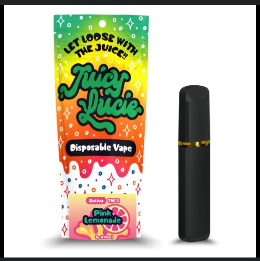Product: Juicy Lucie | Pink Lemonade | Disposable Vape Sativa