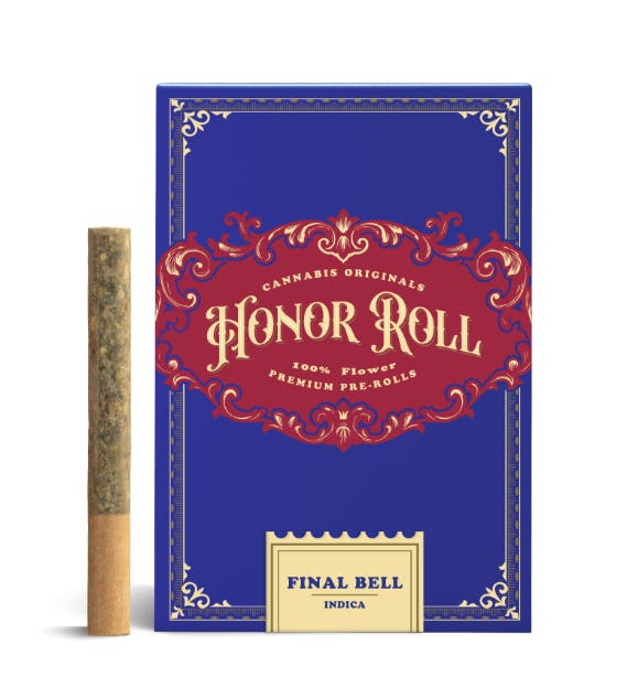 Product AWH Honor Roll Final Bell Prerolls 3.5g - Lights Out Indica 6pk
