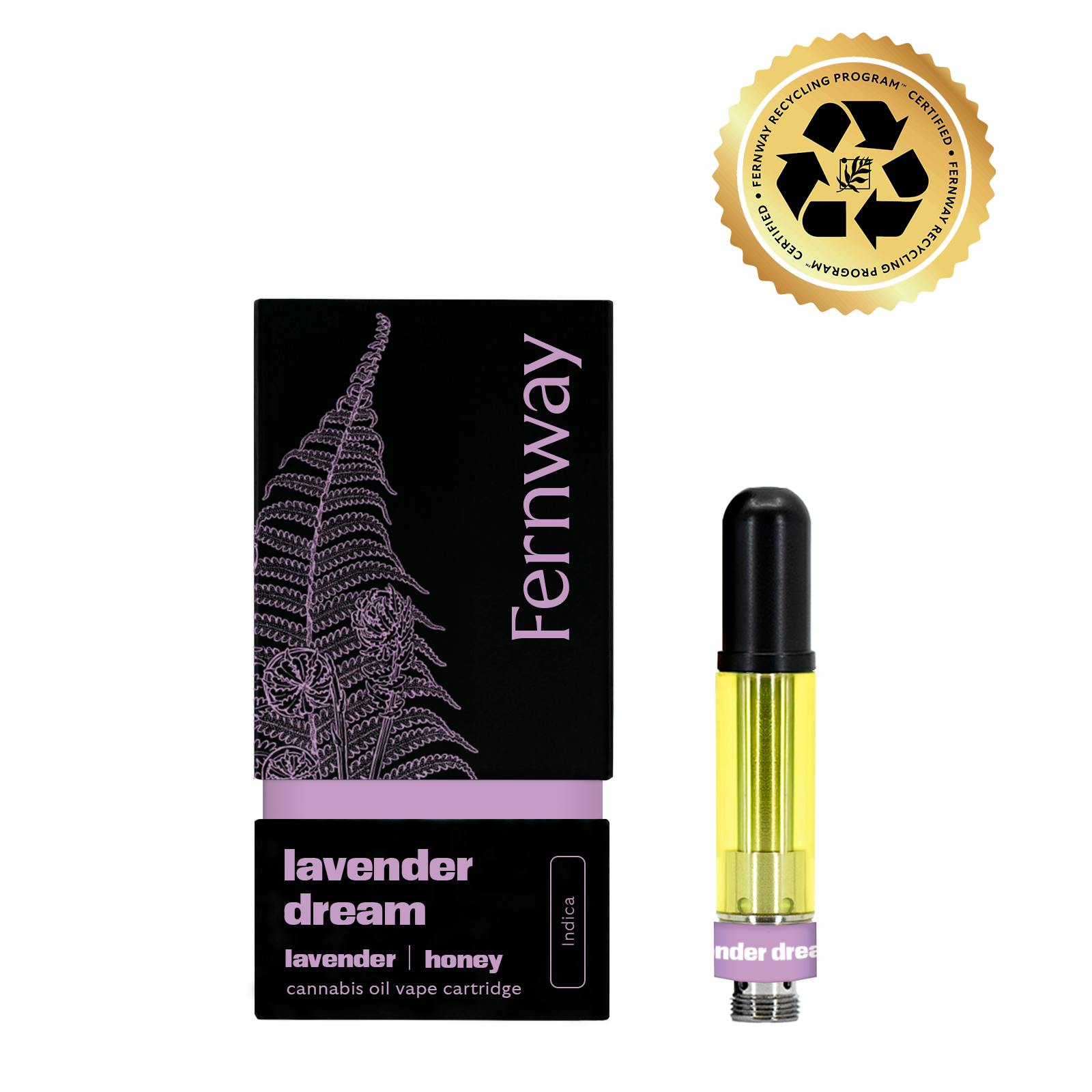 Fernway Lavender Dream | 1g | Vape | Fernway - Bud & Rita's Cannabis  Dispensary in Niles & Chicago, IL