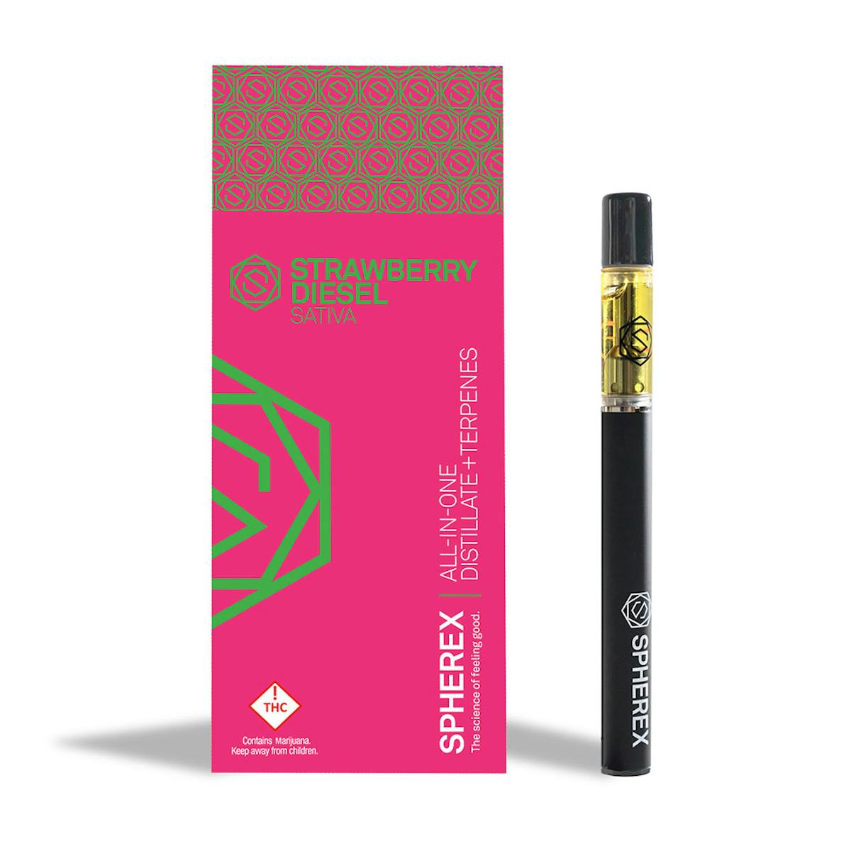 Photo of Spherex Disposable | Strawberry Diesel (Sativa)