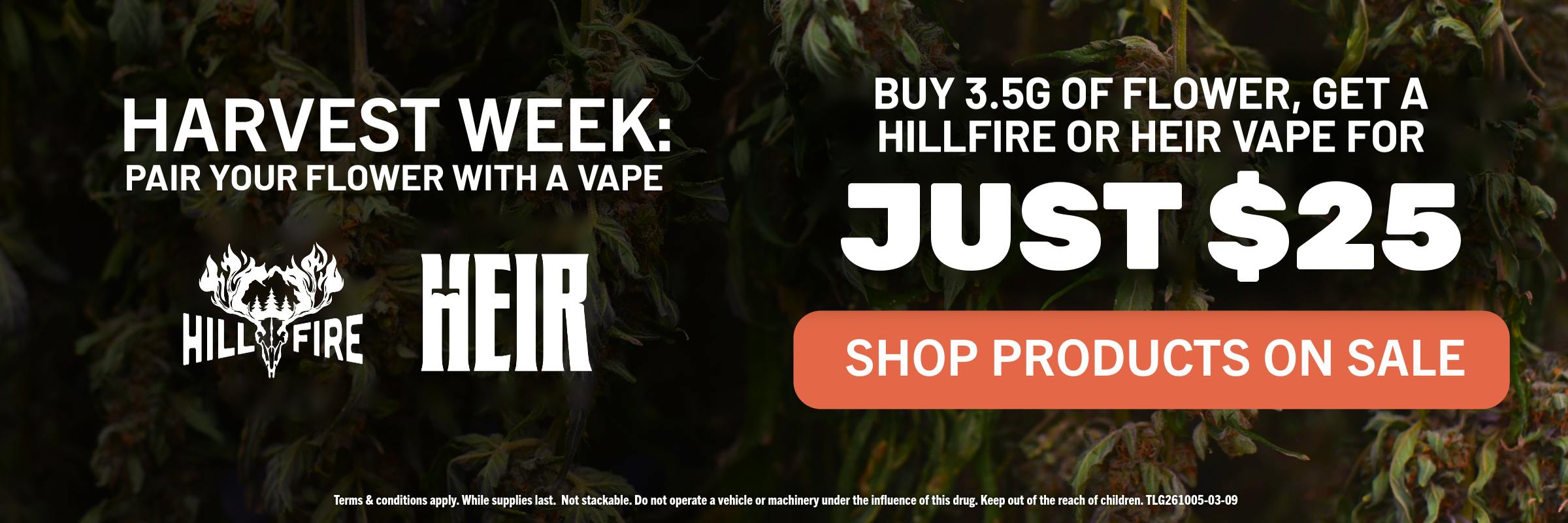 HARVEST WEEK SALE