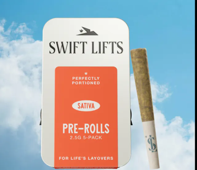 Swift Lifts Pre-Roll Pack Guava Cooler 5pk/2.5g (sativa, packs)