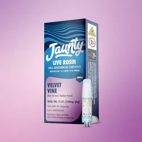 Jaunty | Velvet Vine Live Rosin | .5G Cartridge-active