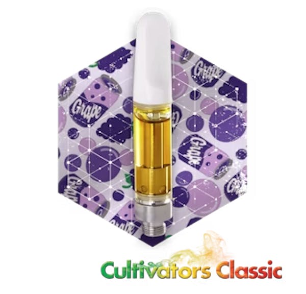 Grape Pop (H) - 1g Vape Cart - Cultivator's Classic