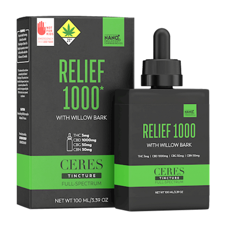Ceres - Tincture - CBD Relief 1000 | 365 Recreational (Shoreline)