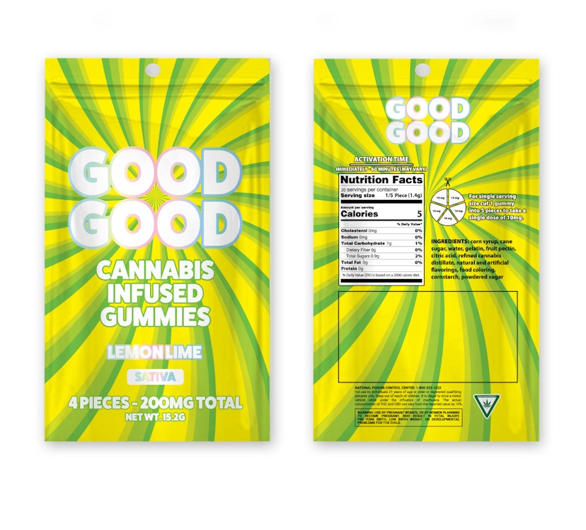 Good Good | Gummies - 200mg - Lemon Lime